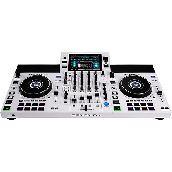 New Denon DJ SC Live 4 4-Deck Standalone DJ System White - Image 2